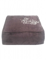 RAIKOU Coral Fleece Blanket/Micro Fiber Blanket/Bedspread/Fleece Floral Embroidered