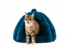 RAIKOU warm cozy pet house dog cave dog bed, cat cave, cat house, pet nest for cat dogs rabbits for small cats and dogs