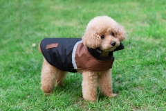 RAIKOU Hundwinterjacke Mäntel Hunde Recovery-Suit  Haustierkleidung  Schutz  Pullover  Hundewärmeweste  mit  Reflexstreifen  warm  dick  Plüsch