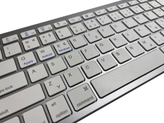 Maity wireless bluetooth keyboard German layout QWERTZ, mini wireless keyboard, compact design compatible with Windows / OS / IOS / Android